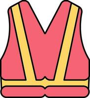 Icon of Construction Jacket. vector