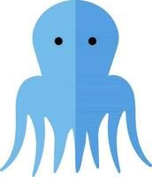 Character of a octopus. vector