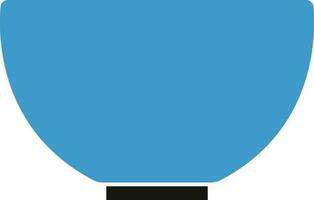 Flat illustration of a Bowl. vector