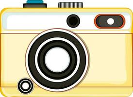 Isolated icon of camera. vector
