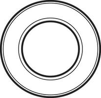 Illustration of circle element. vector