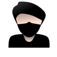 simple design of profile pic icon png