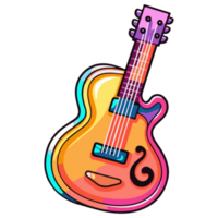 Karikatur Bass Gitarre png