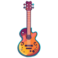 Karikatur Bass Gitarre png