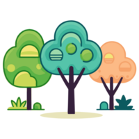 tecknad serie träd ikon png