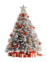 abeto árbol elemento para Navidad decoración, generativo ai png