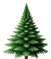 fir tree element for christmas decoration, generative ai png