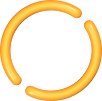 3D Accent Line Circle png