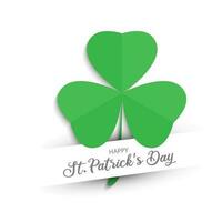 St. Patrick's day background design vector illustration