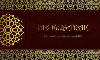 Eid mubarak background design vector illustration