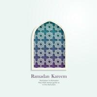 Ramadan Kareem greeting card islamic vector design