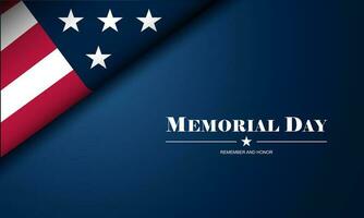 Memorial day background design vector illustration