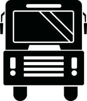 Illustration of bus icon. vector