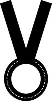 medal in flat style.