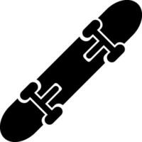 Black and white skating board. vector