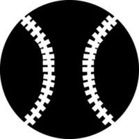 Flat style softball vector