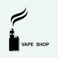 Vape Shop Logo Design Concept Vector. Vaping Logo Design Template vector