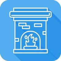 Fireplace Vector Icon