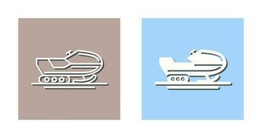 Snowmobile Vector Icon