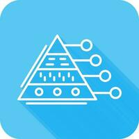 Pyramid Graph Vector Icon