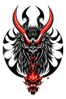 démon diable illustration, génératif ai png