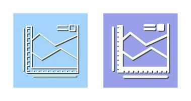 Spline Chart Vector Icon