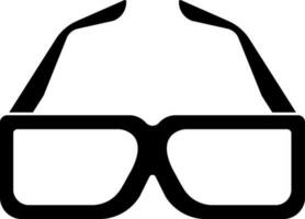 Eyeglasses in black and white color. vector