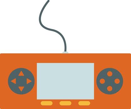 Game controller in flat style. vector