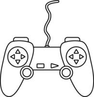 Game controller in flat style. vector