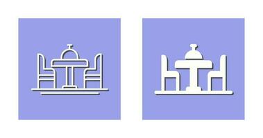 Dinning Table Vector Icon