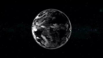 Planet Erde, Wolke Erde animiert. video