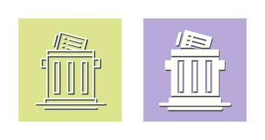 Trash List Vector Icon