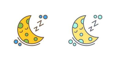 Sleeping Vector Icon