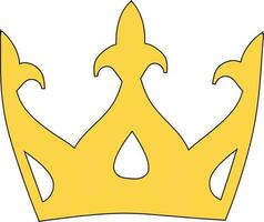 Crown for decoration and decoration. vector