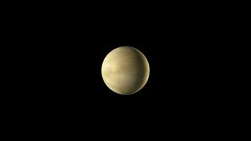 planet venus, animering video