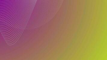 geometric line animation on white background, Shape line wave video