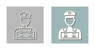 Police Man Vector Icon