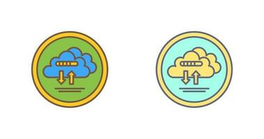 Cloud Data Vector Icon