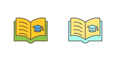 Open Book Vector Icon