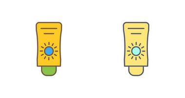 Sun Cream Vector Icon