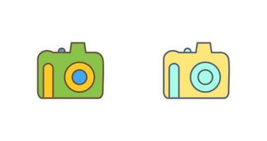 Unique DSLR Camera Vector Icon