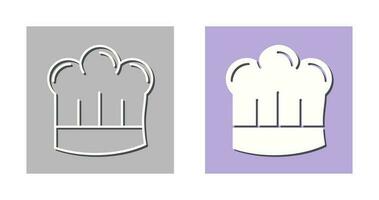 icono de vector de sombrero de chef