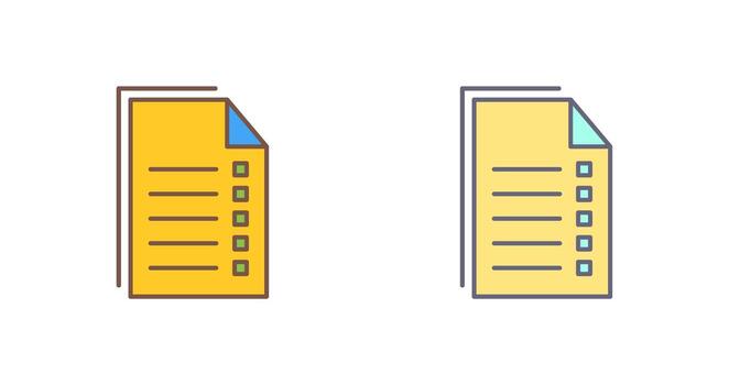 Data Files Vector Icon