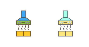 icono de vector de campana extractora