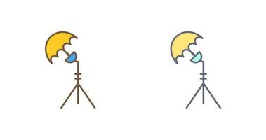 Unique Light Stand Vector Icon