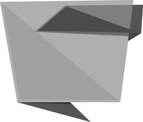 Illustration of a gray and black ribbon.