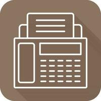 Fax Machine Vector Icon