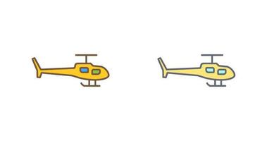 icono de vector de helicóptero