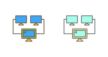 Connected Systems Vector Icon