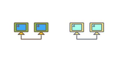 Connected Systems Vector Icon